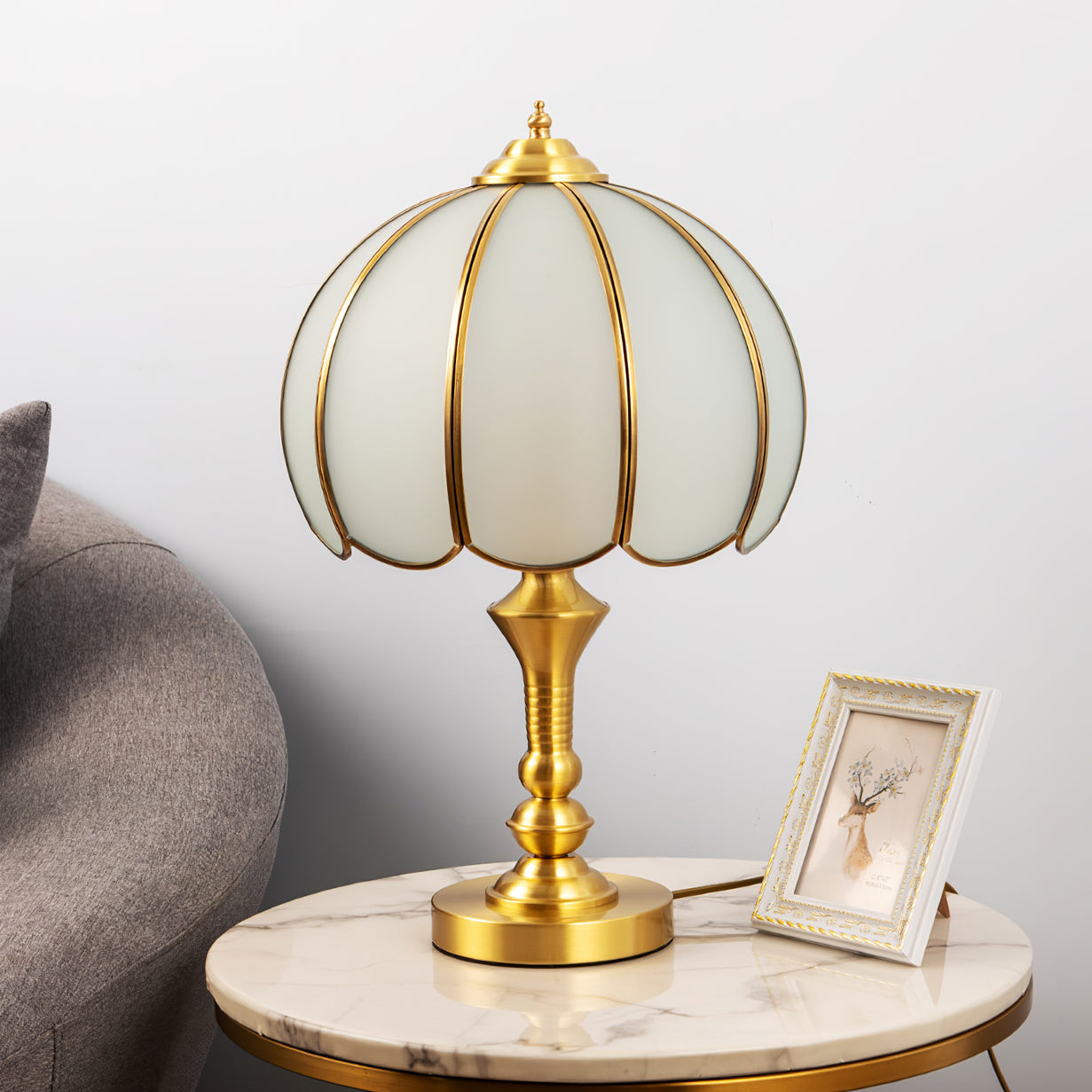 WINTHROP ANTIQUE BRASS ILLUMINATOR