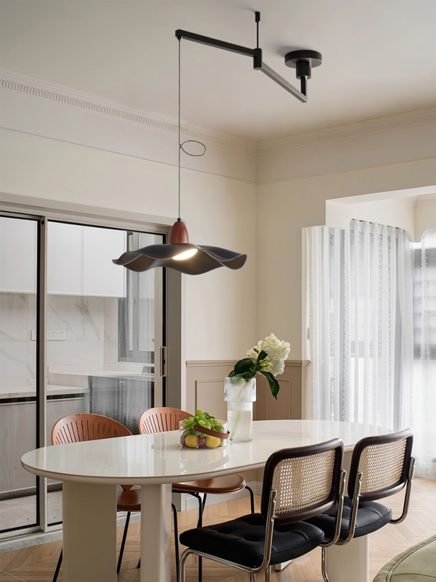 WINTHROP ADJUSTABLE SWINGING PENDANT LIGHT