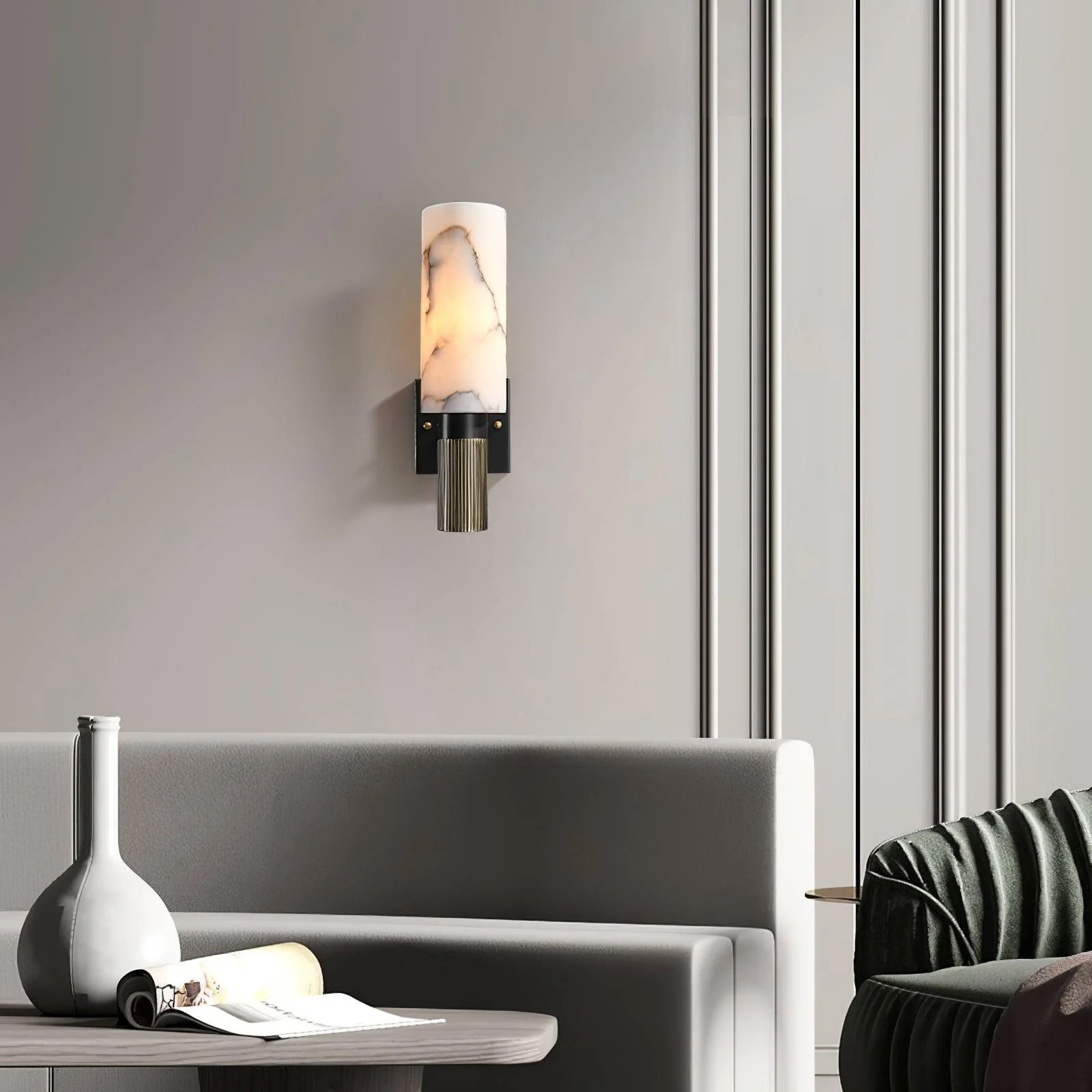 RAVENSCROFT IVORY ILLUMINATED WALL SCONCE