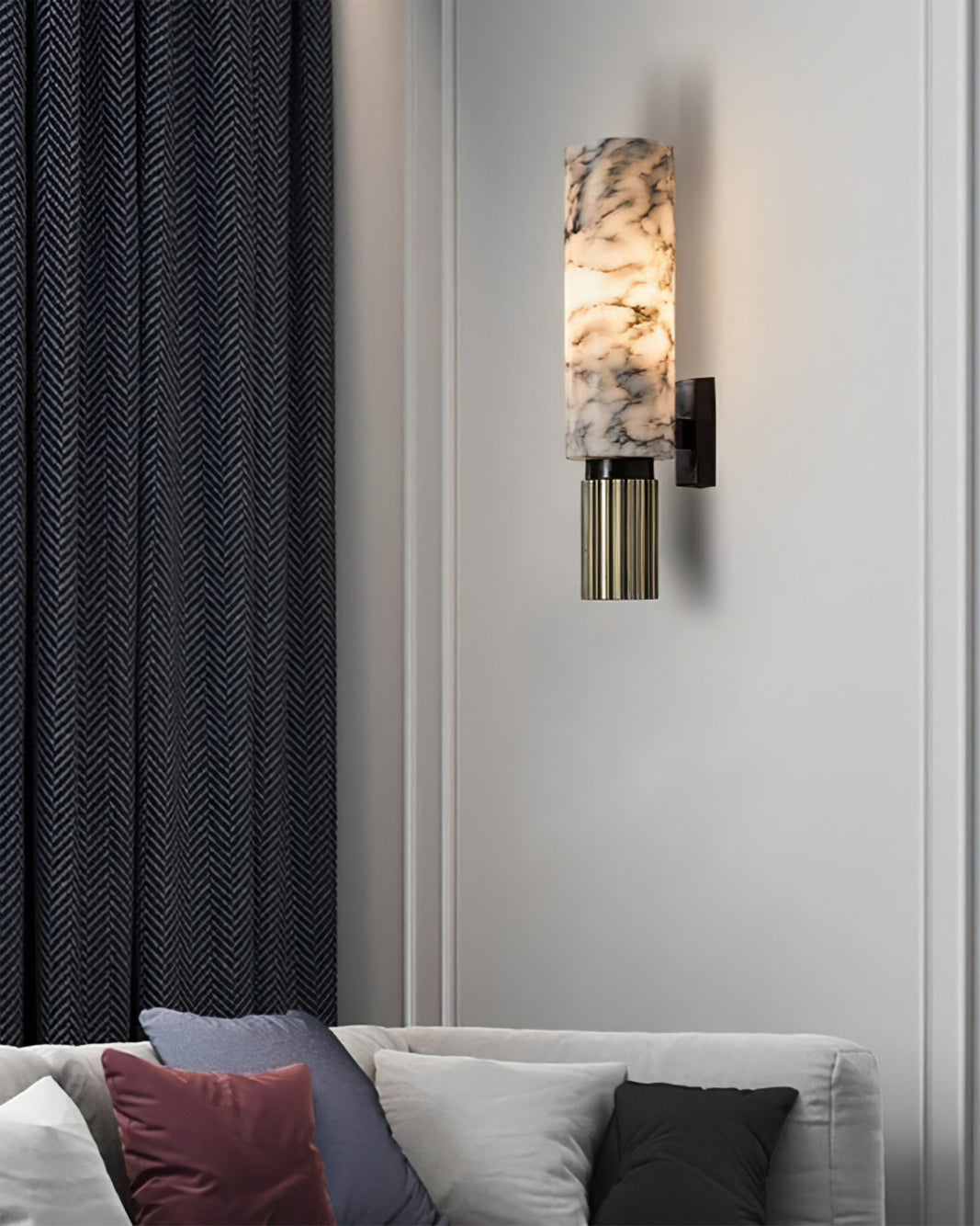 RAVENSCROFT IVORY ILLUMINATED WALL SCONCE
