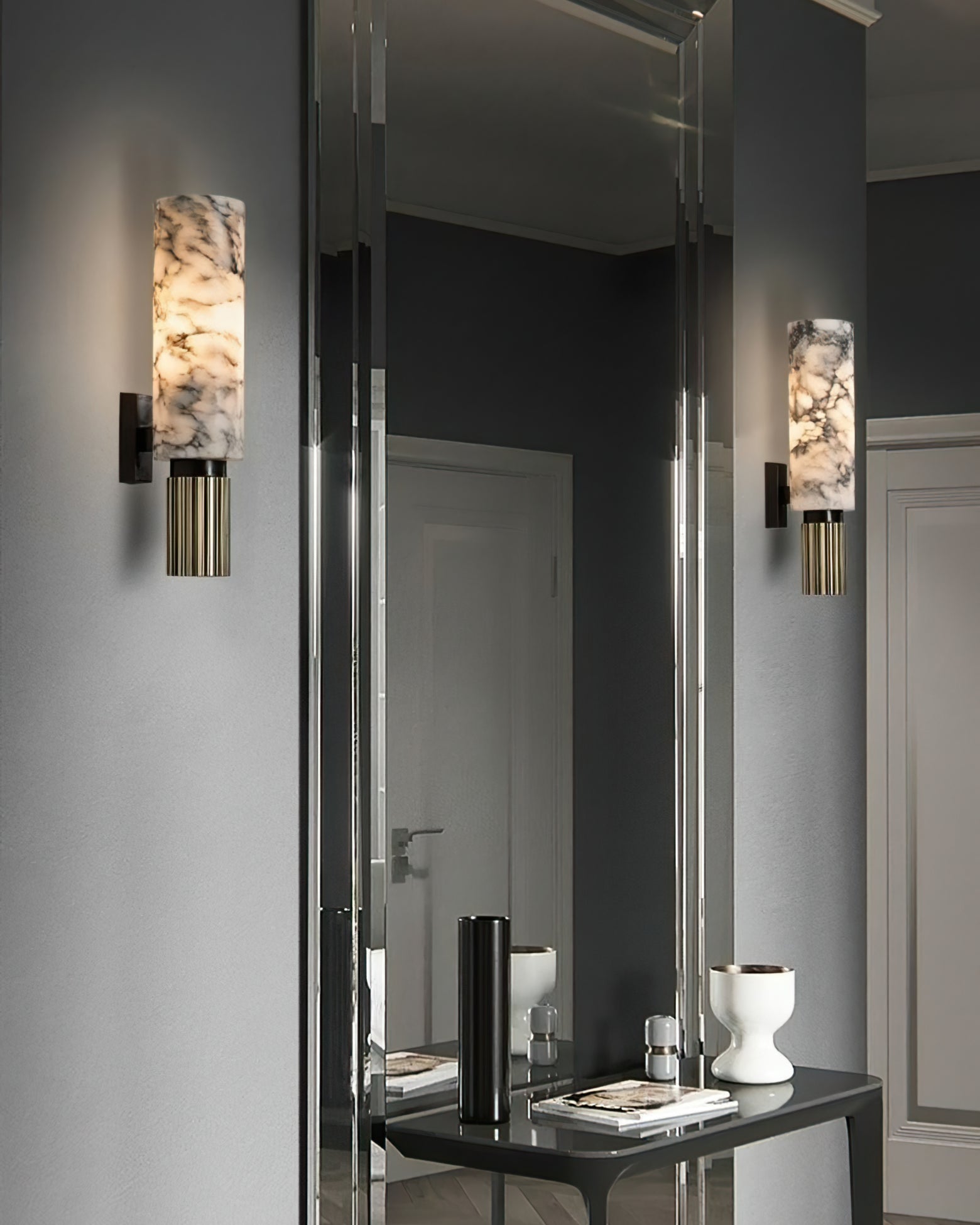 RAVENSCROFT IVORY ILLUMINATED WALL SCONCE