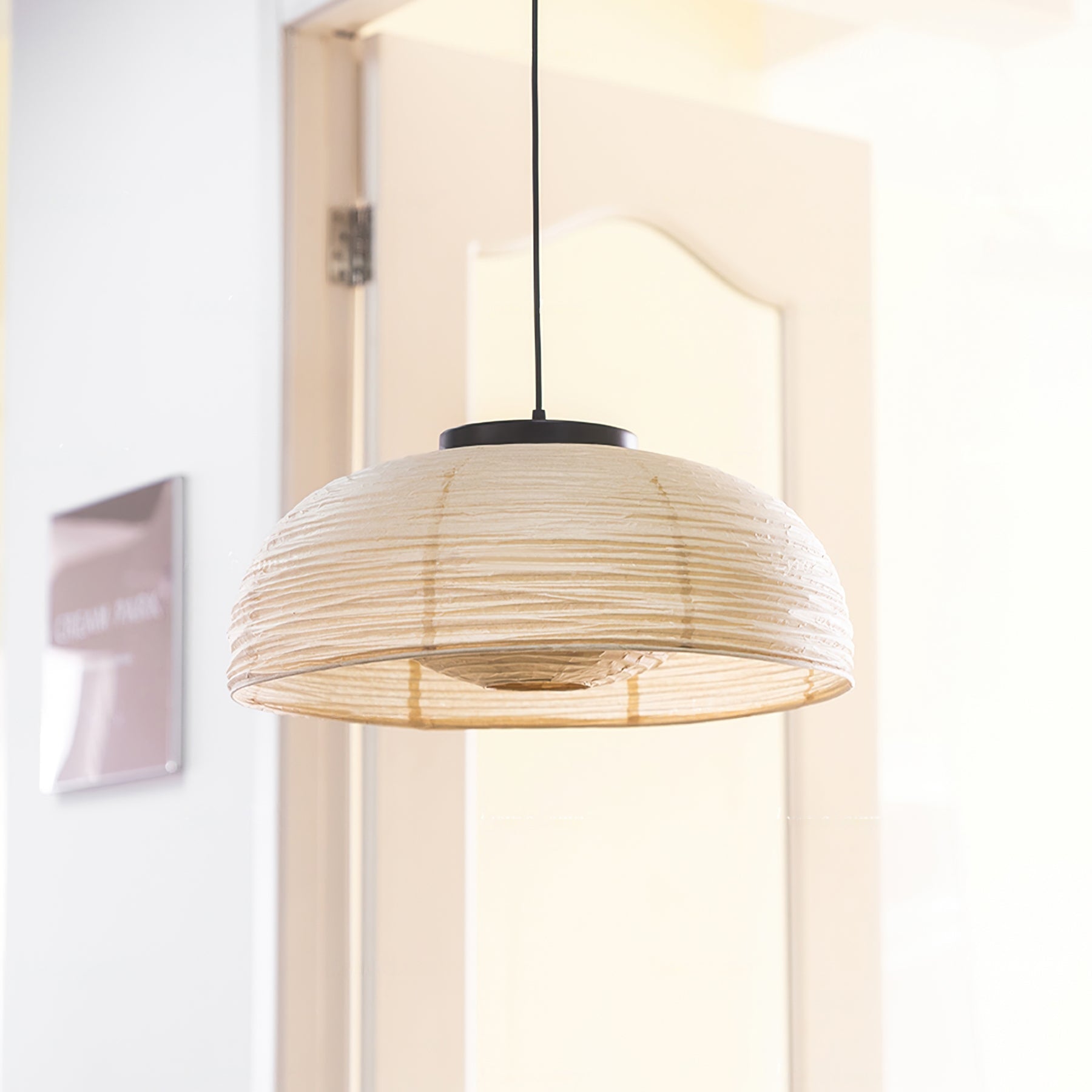 FENWICK FROSTED PAPER GLOBE LAMP