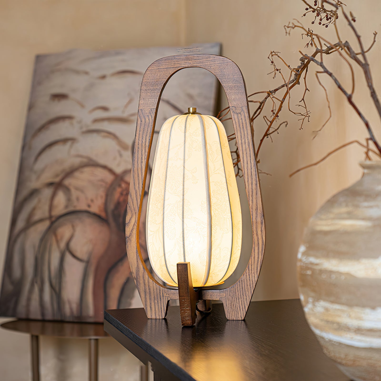 RAVENSCROFT WOODEN COLUMN LAMP