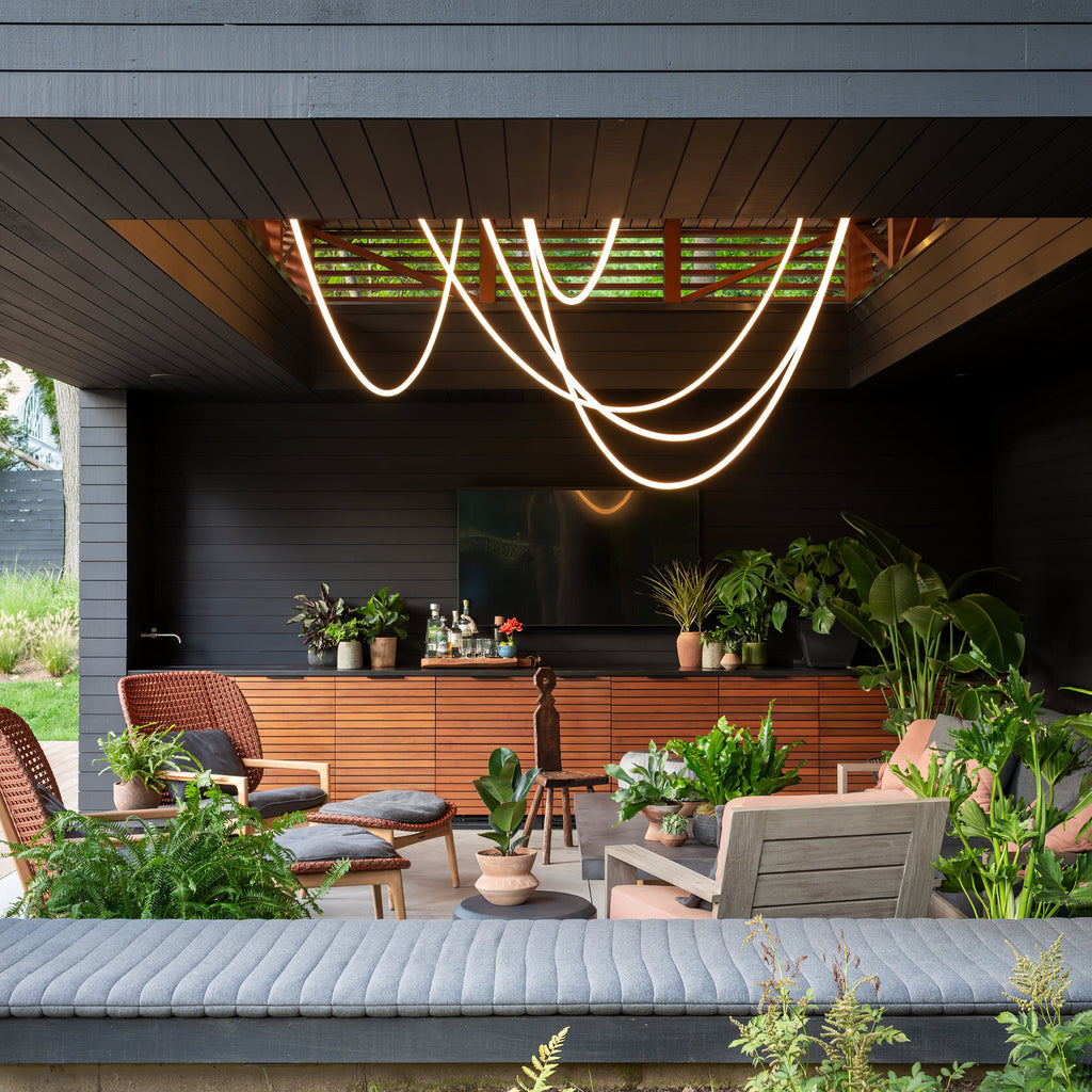 WINTHROP MODERN RIBBON LED HANGING LIGHT