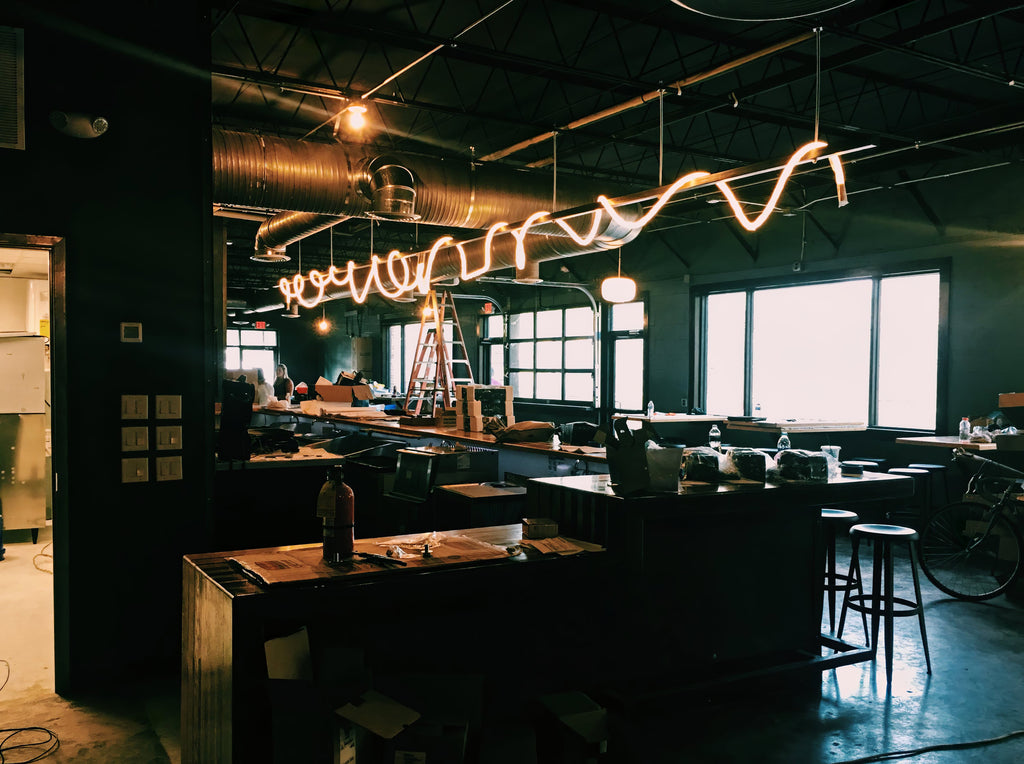 WINTHROP MODERN RIBBON LED HANGING LIGHT