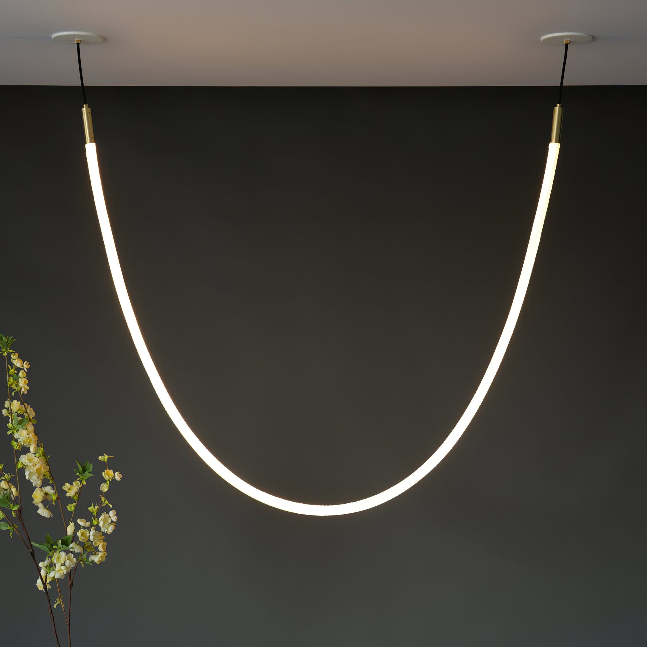 WINTHROP MODERN RIBBON LED HANGING LIGHT