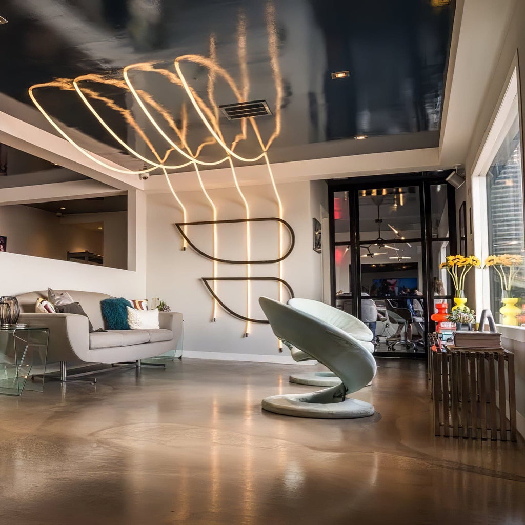 WINTHROP MODERN RIBBON LED HANGING LIGHT