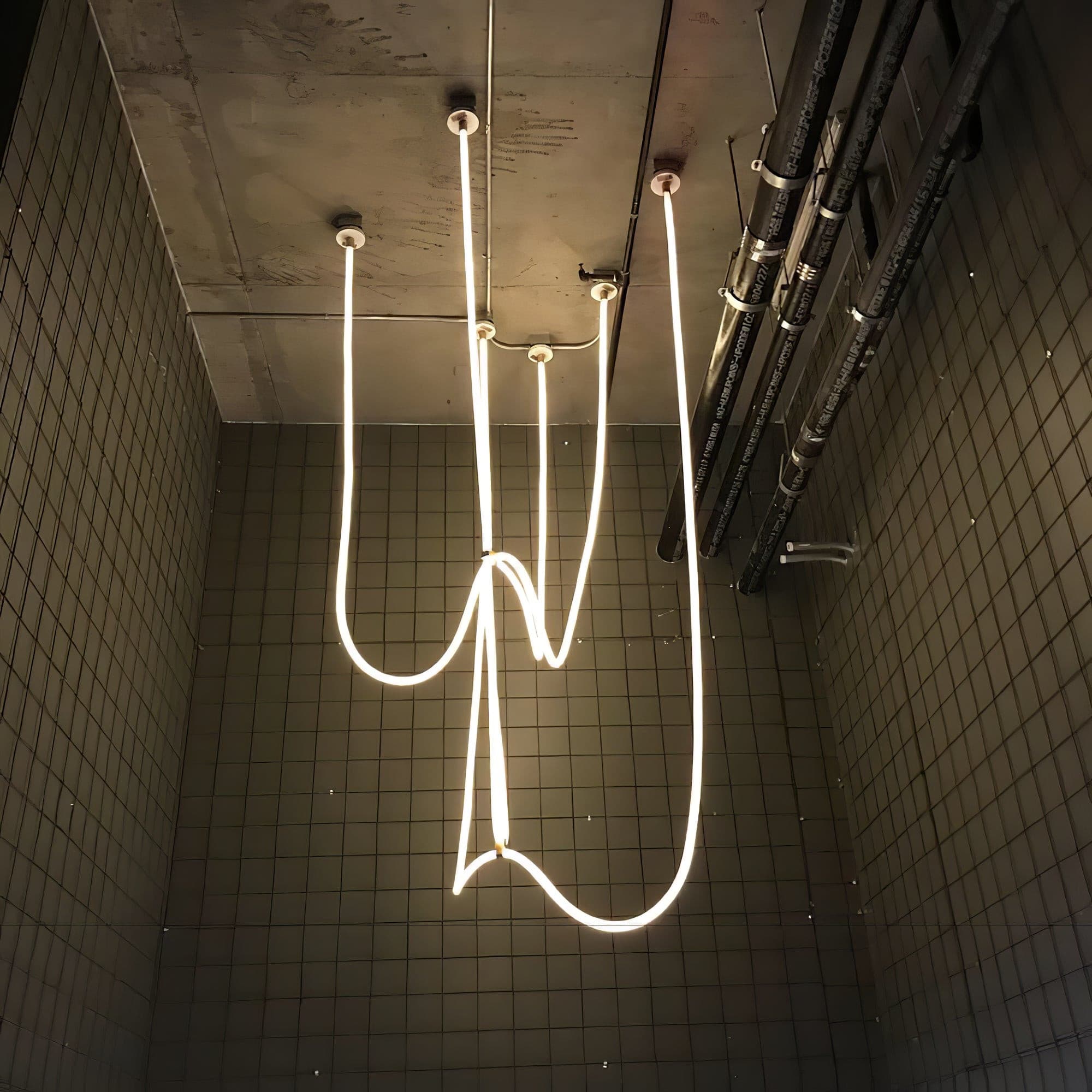 WINTHROP MODERN RIBBON LED HANGING LIGHT