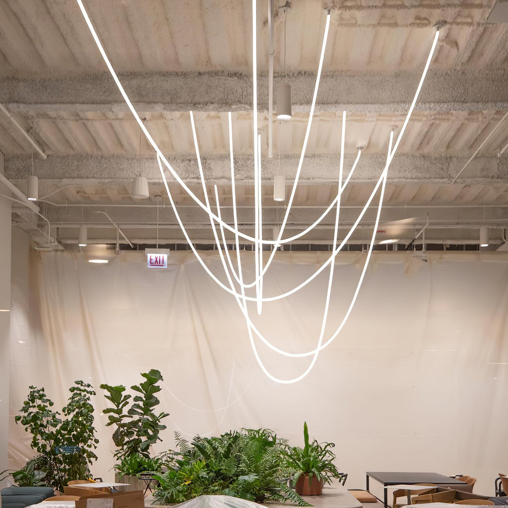 WINTHROP MODERN RIBBON LED HANGING LIGHT
