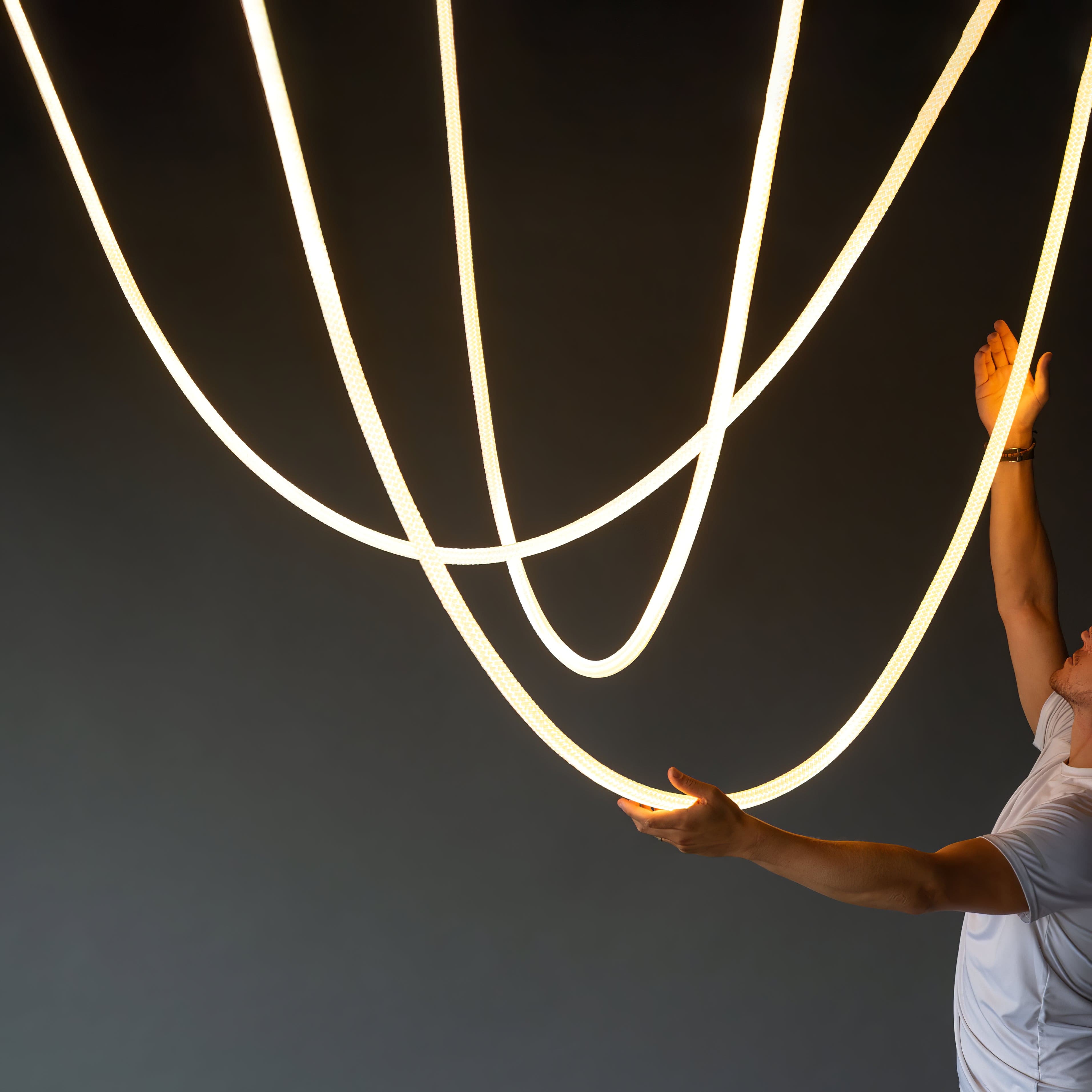 WINTHROP MODERN RIBBON LED HANGING LIGHT