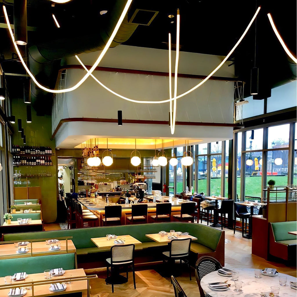 WINTHROP MODERN RIBBON LED HANGING LIGHT