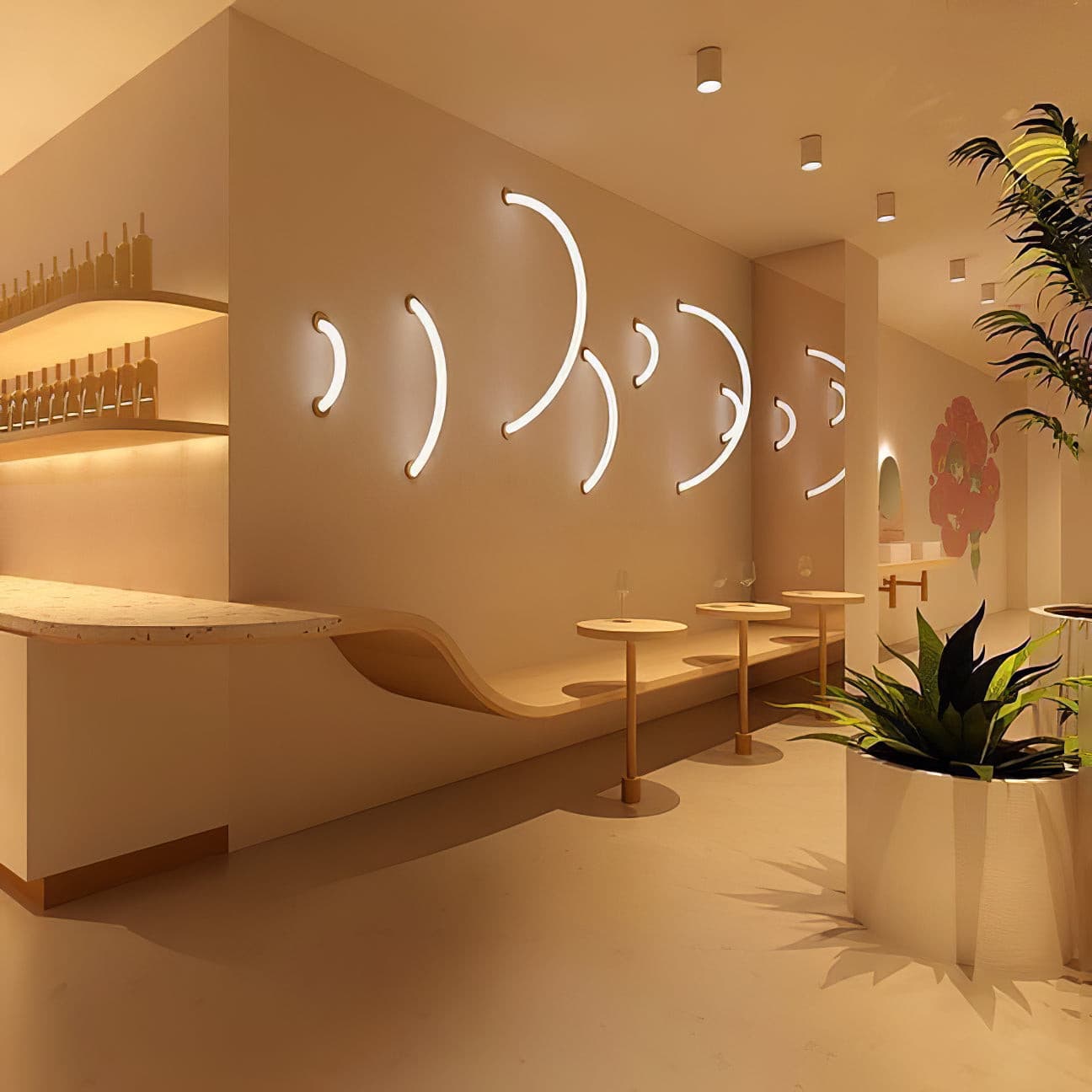 WINTHROP MODERN RIBBON LED HANGING LIGHT