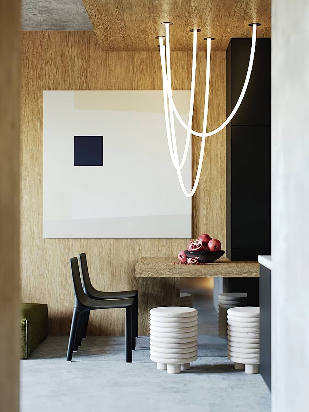 WINTHROP MODERN RIBBON LED HANGING LIGHT