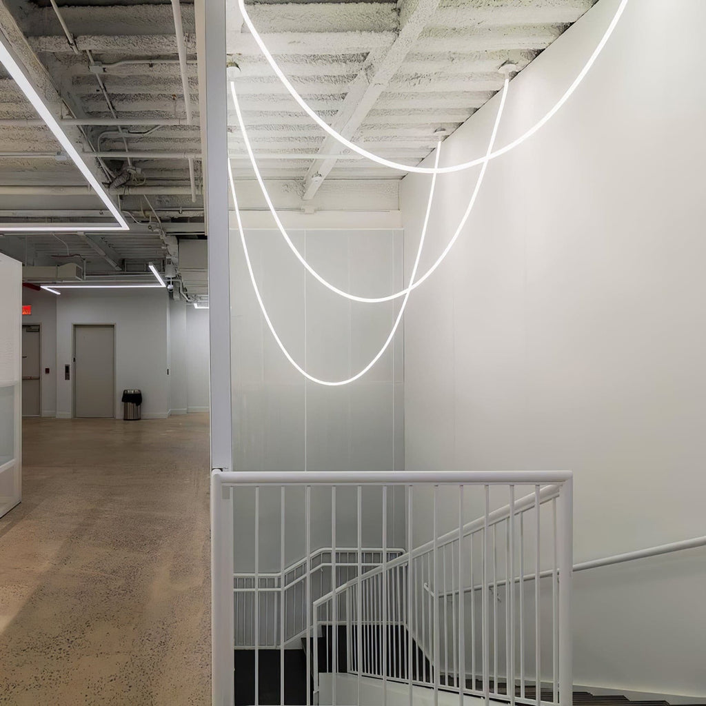 WINTHROP MODERN RIBBON LED HANGING LIGHT