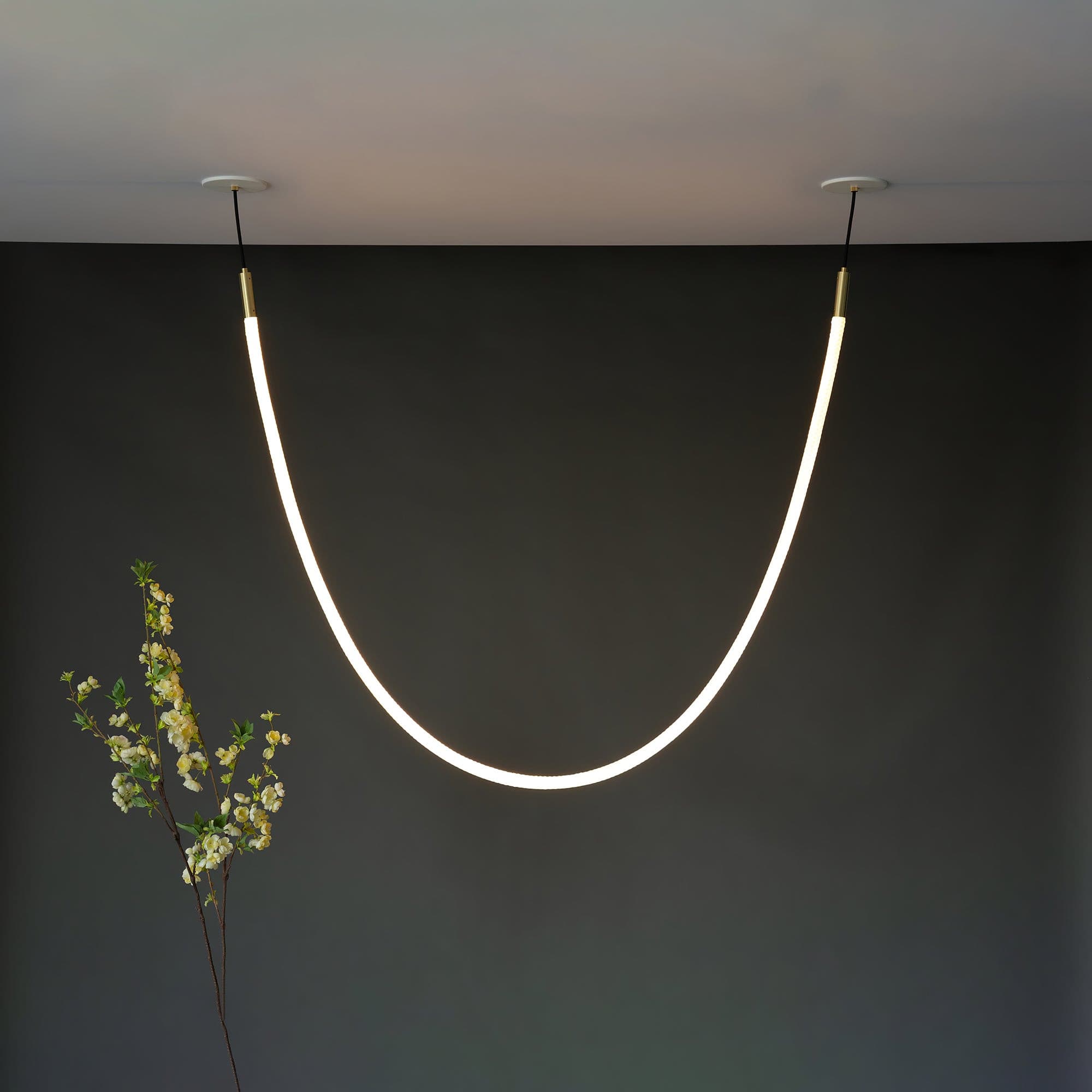 WINTHROP MODERN RIBBON LED HANGING LIGHT