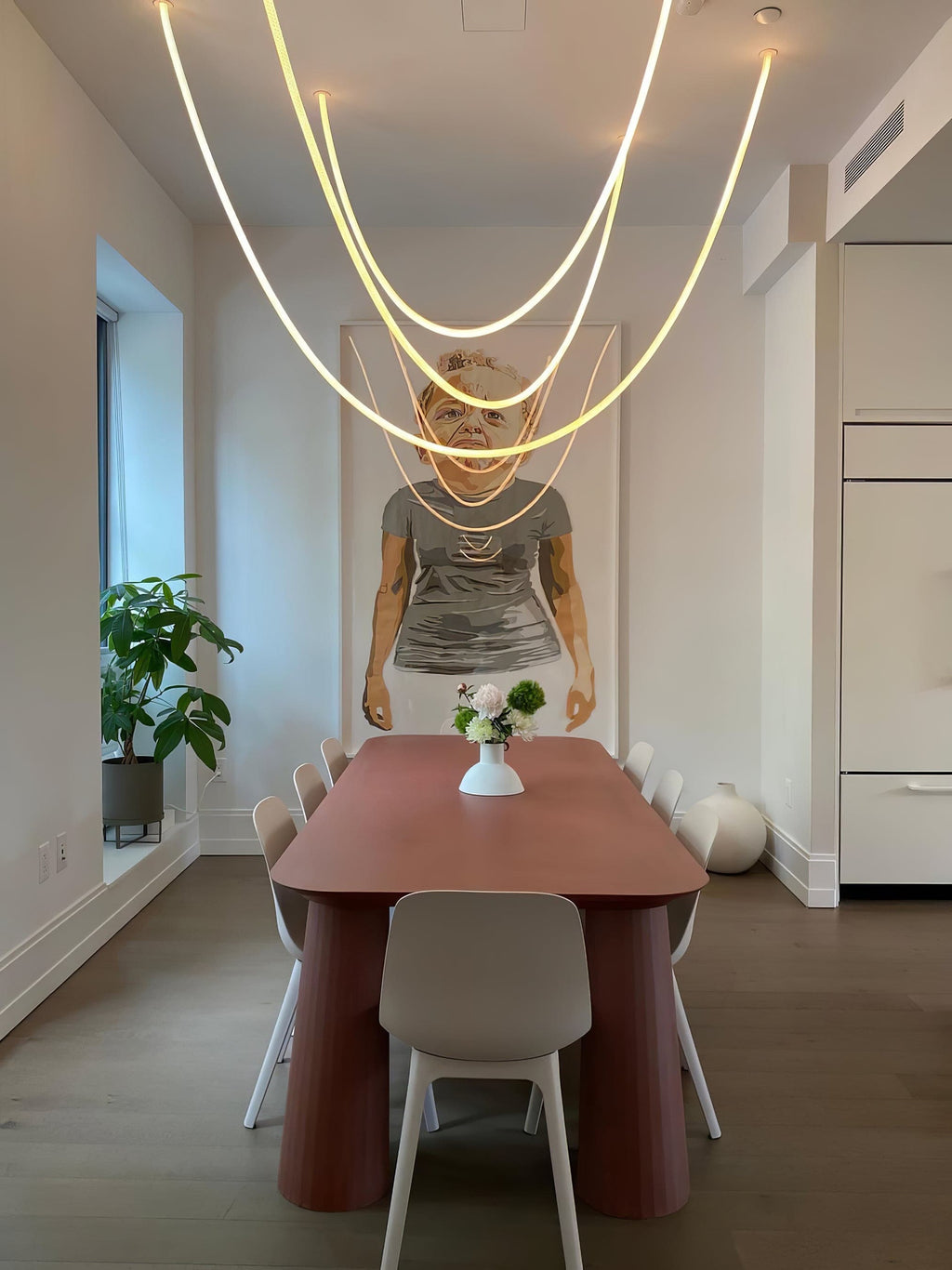 WINTHROP MODERN RIBBON LED HANGING LIGHT