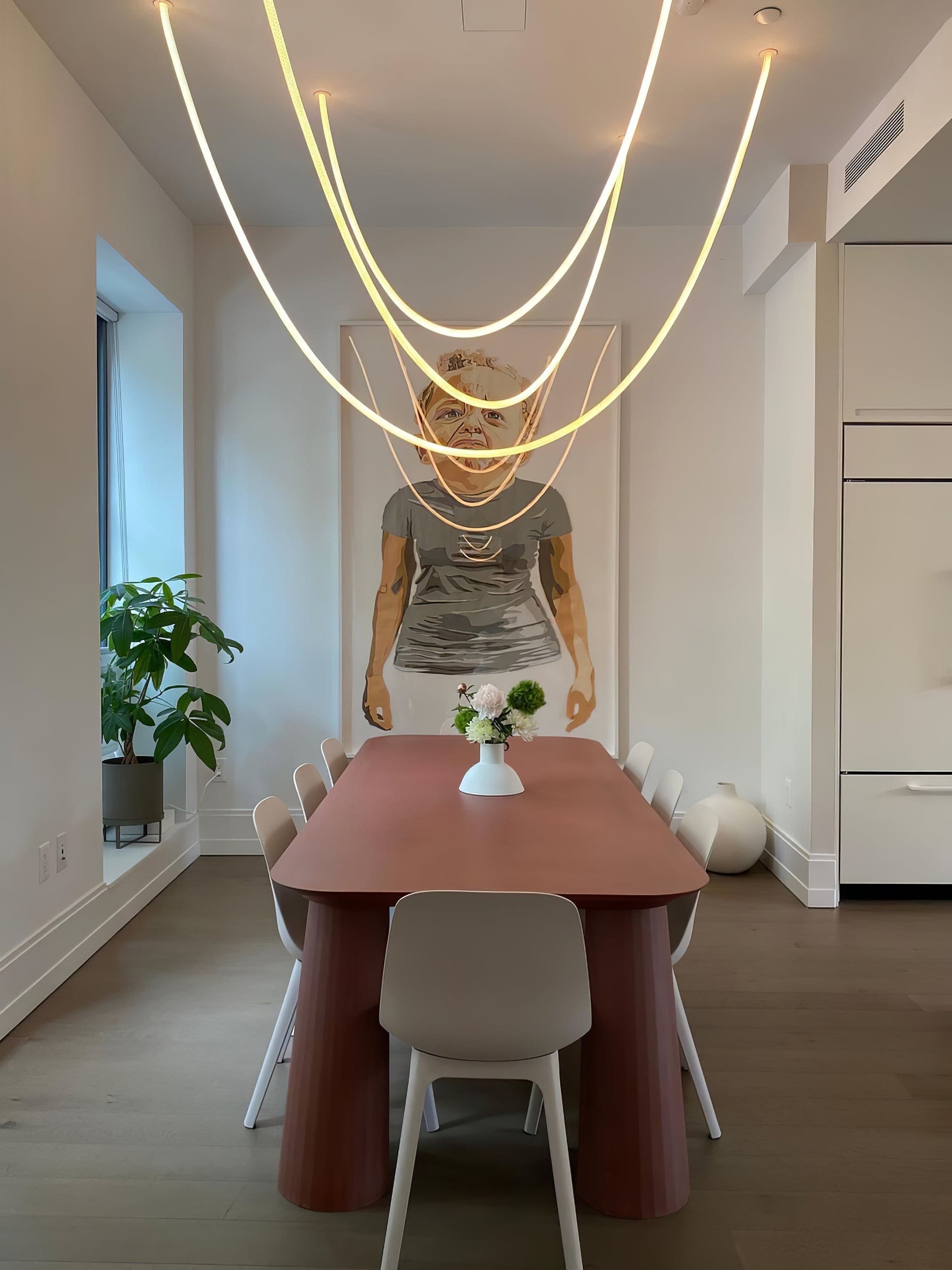 WINTHROP MODERN RIBBON LED HANGING LIGHT