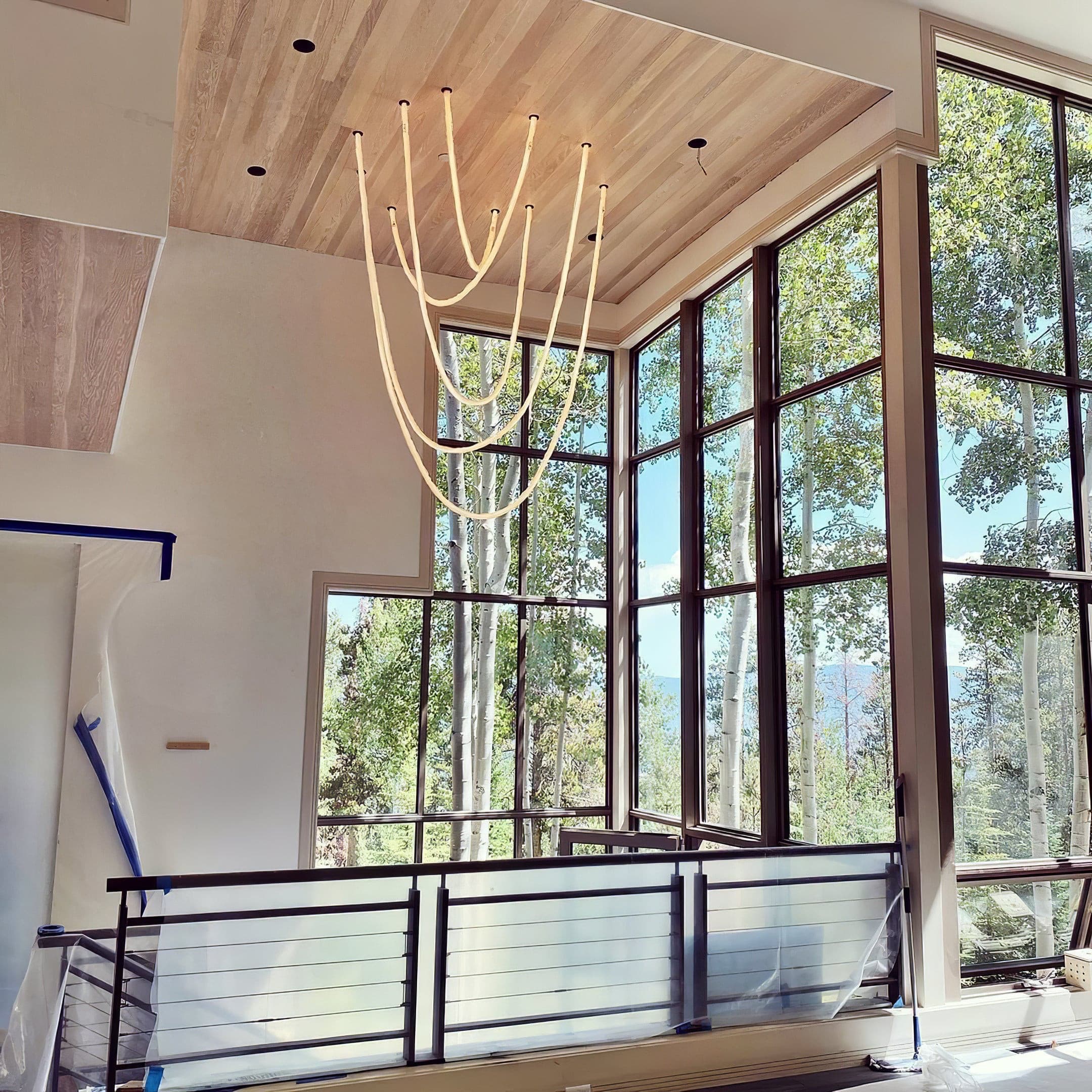 WINTHROP MODERN RIBBON LED HANGING LIGHT