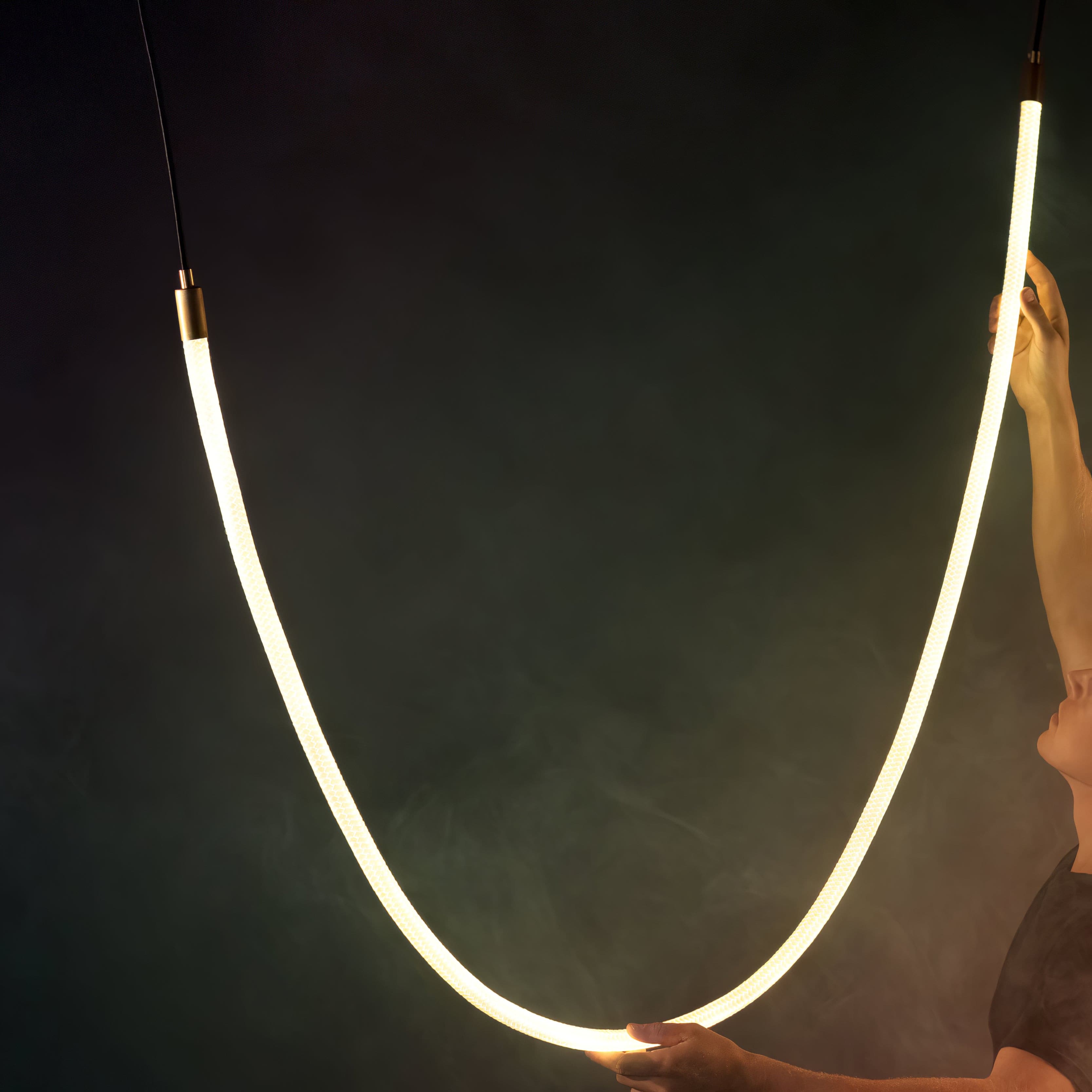 WINTHROP MODERN RIBBON LED HANGING LIGHT