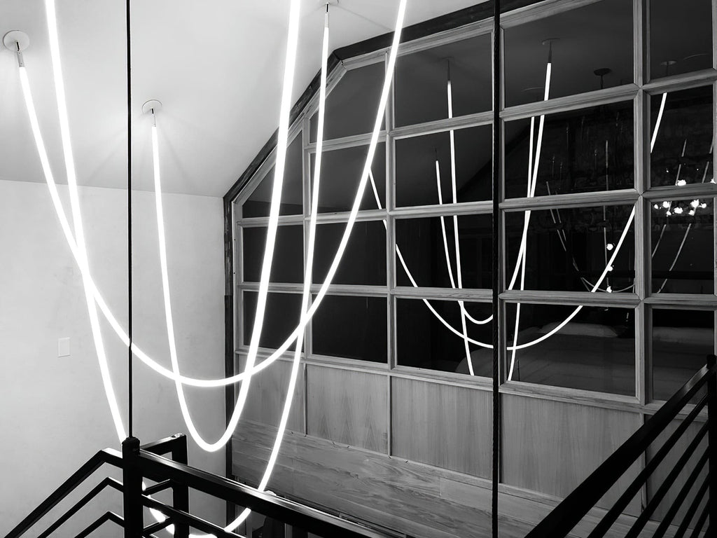 WINTHROP MODERN RIBBON LED HANGING LIGHT