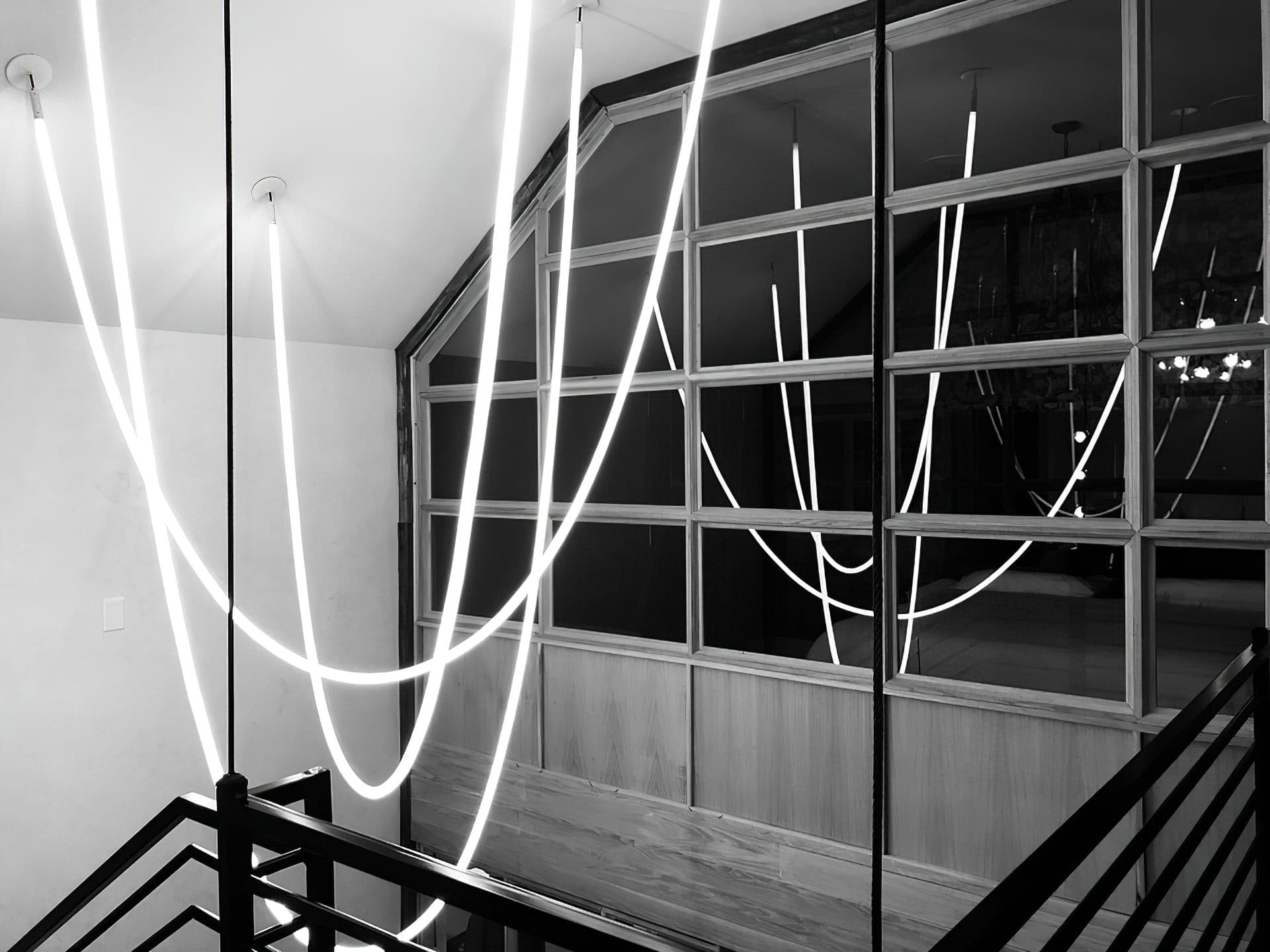 WINTHROP MODERN RIBBON LED HANGING LIGHT