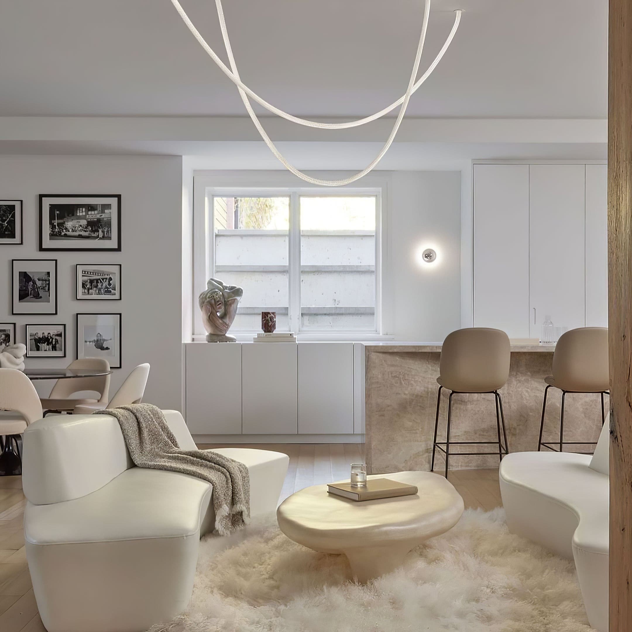 WINTHROP MODERN RIBBON LED HANGING LIGHT