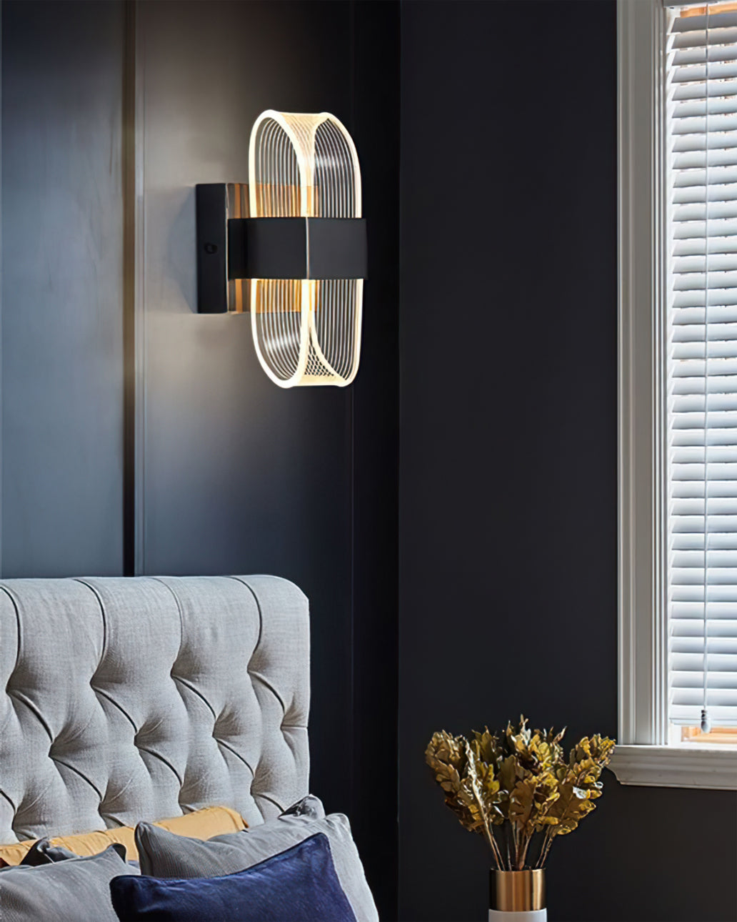 WINTERBOURNE CRYSTAL GLOW WALL SCONCE