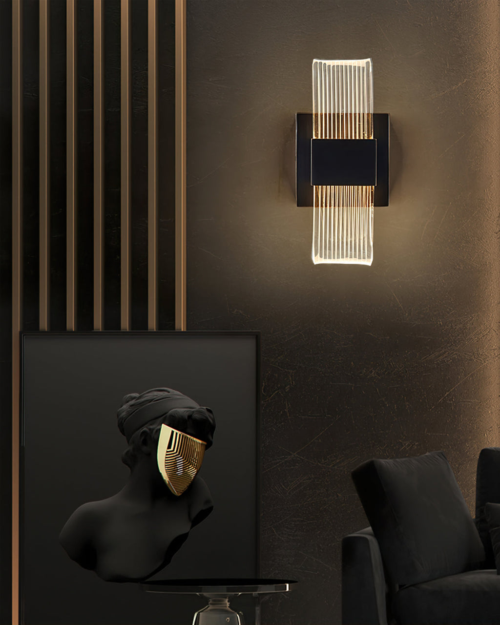 WINTERBOURNE CRYSTAL GLOW WALL SCONCE