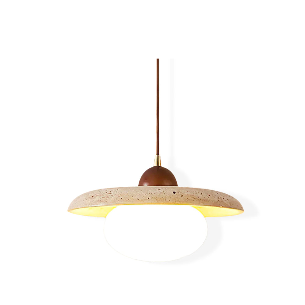 CARLETON TRAVERTINE HANGING ILLUMINATOR