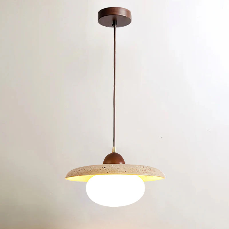 CARLETON TRAVERTINE HANGING ILLUMINATOR