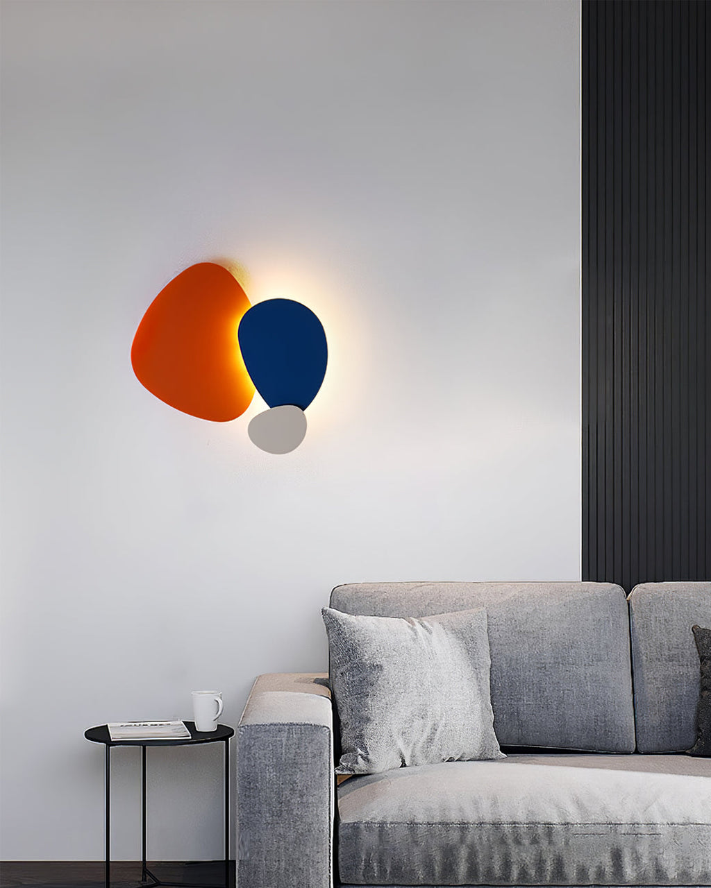 BEAUMONT TAPERED TRIPLE-ARM WALL LIGHT