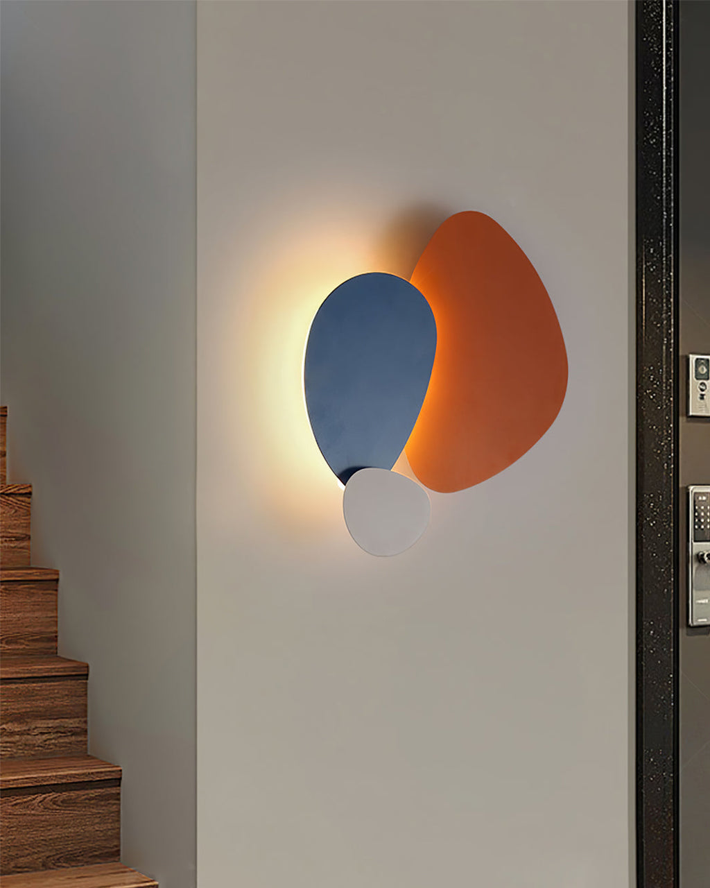 BEAUMONT TAPERED TRIPLE-ARM WALL LIGHT