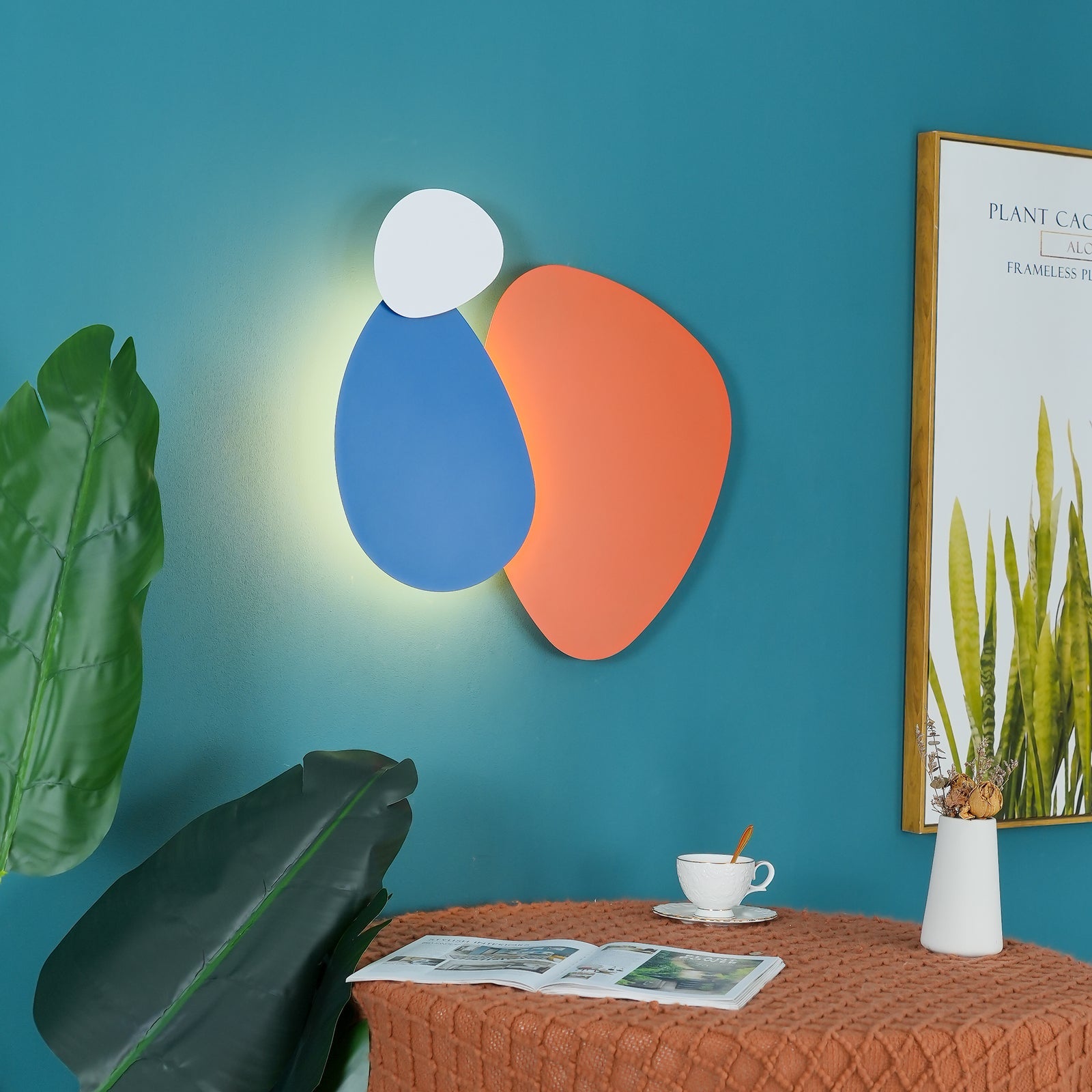 BEAUMONT TAPERED TRIPLE-ARM WALL LIGHT
