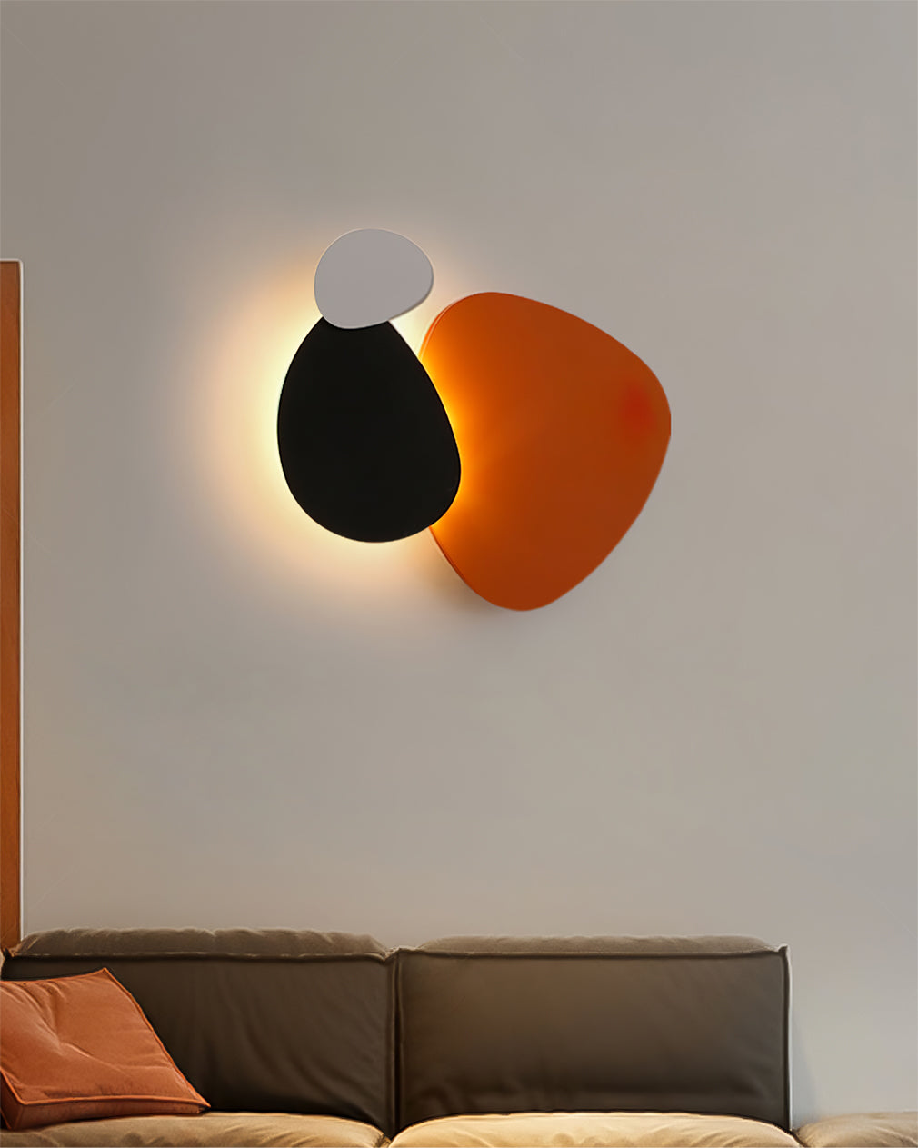BEAUMONT TAPERED TRIPLE-ARM WALL LIGHT