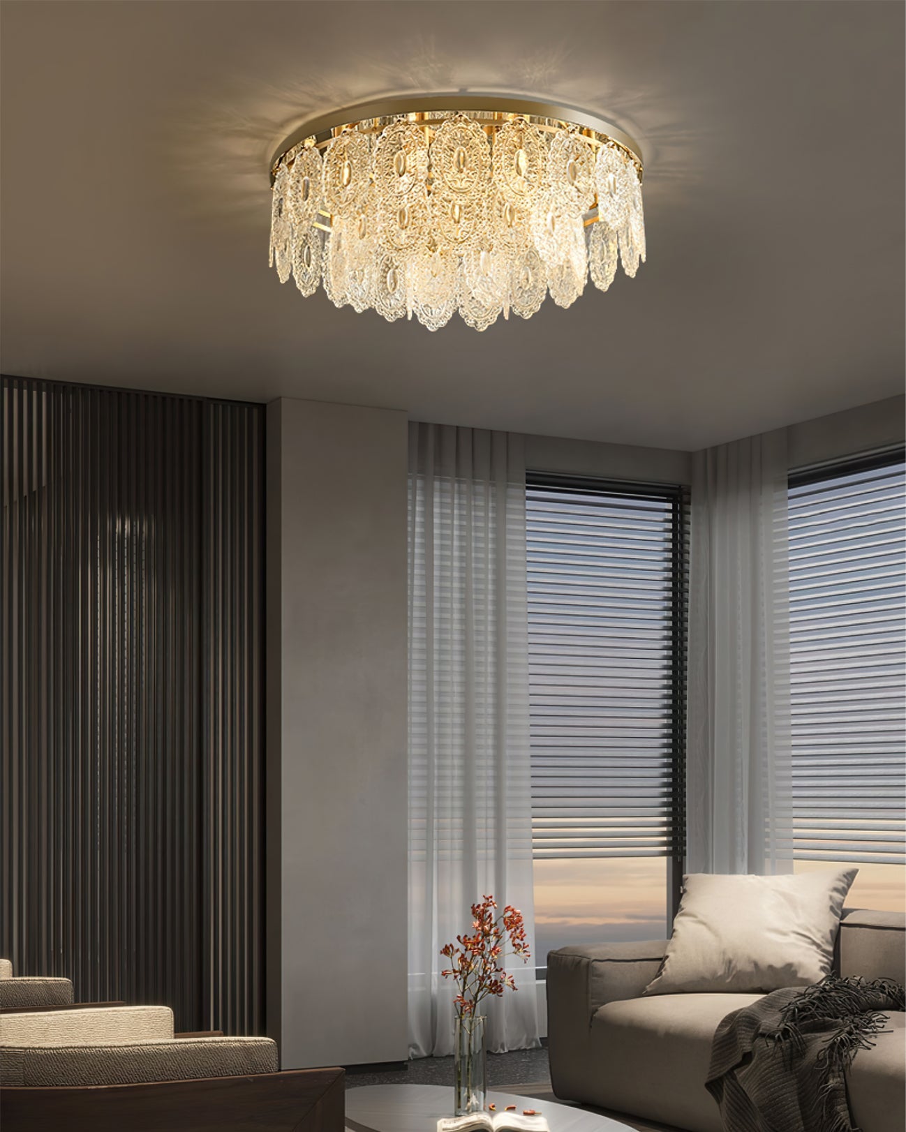 ASTORIA STARBURST CEILING LIGHT