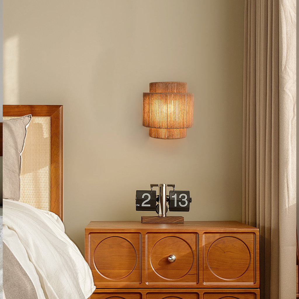 FENWICK ROPE-ACCENTED WALL SCONCE