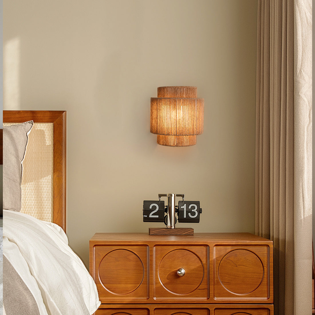 FENWICK ROPE-ACCENTED WALL SCONCE