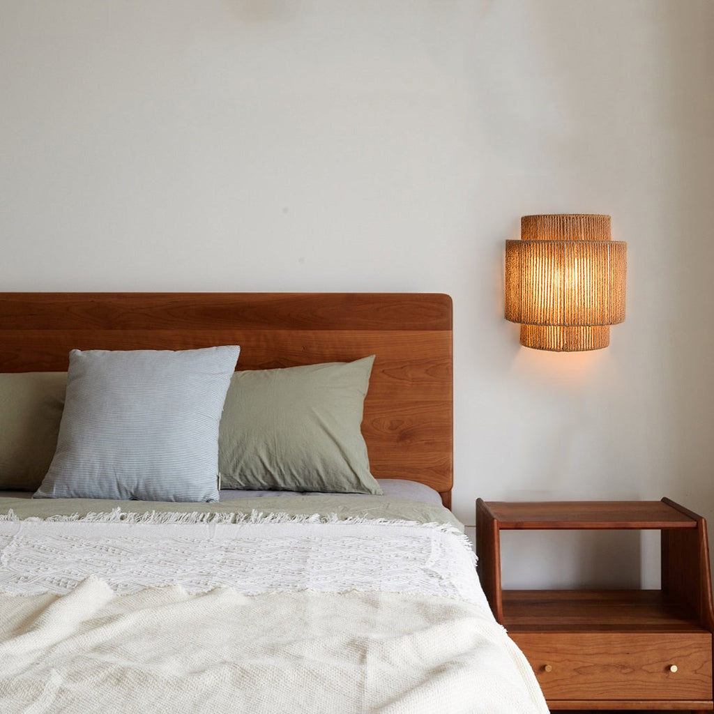 FENWICK ROPE-ACCENTED WALL SCONCE