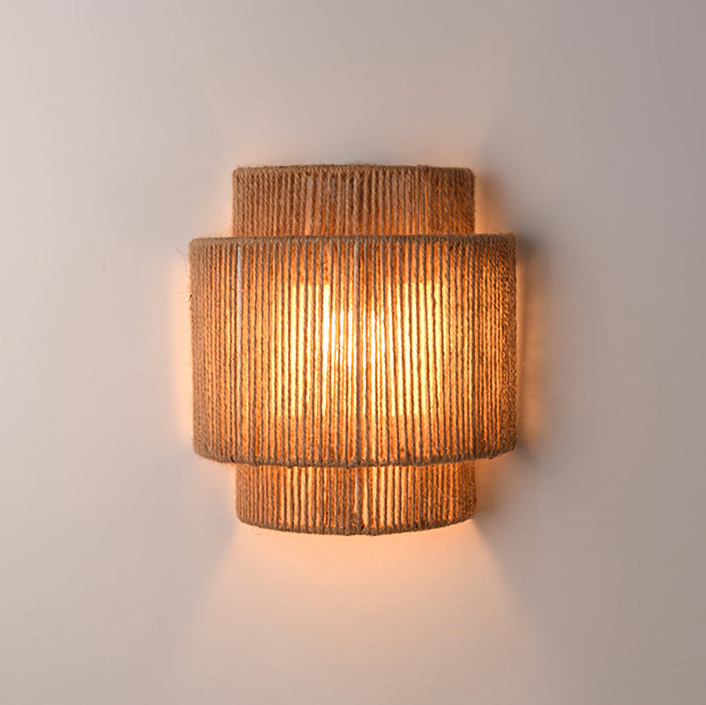 FENWICK ROPE-ACCENTED WALL SCONCE
