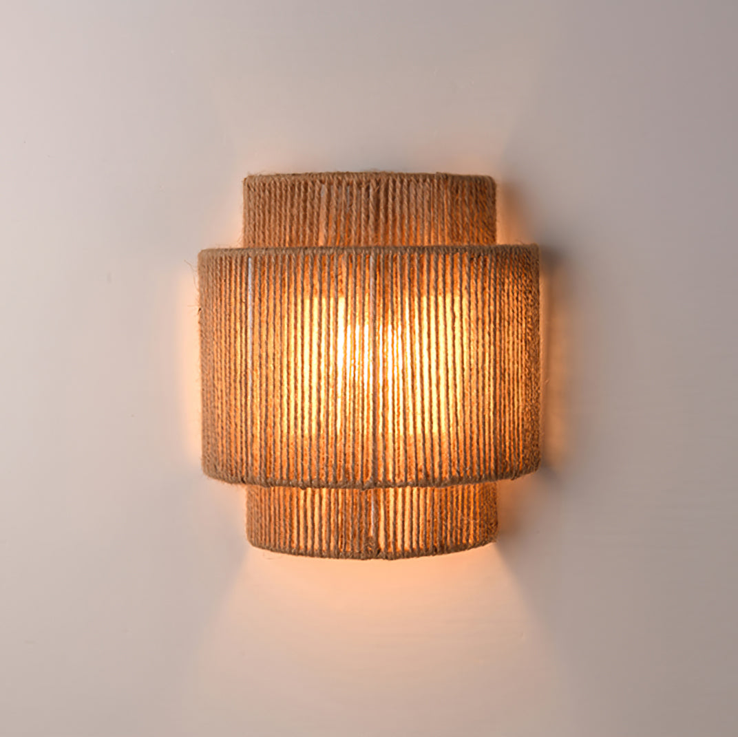 FENWICK ROPE-ACCENTED WALL SCONCE