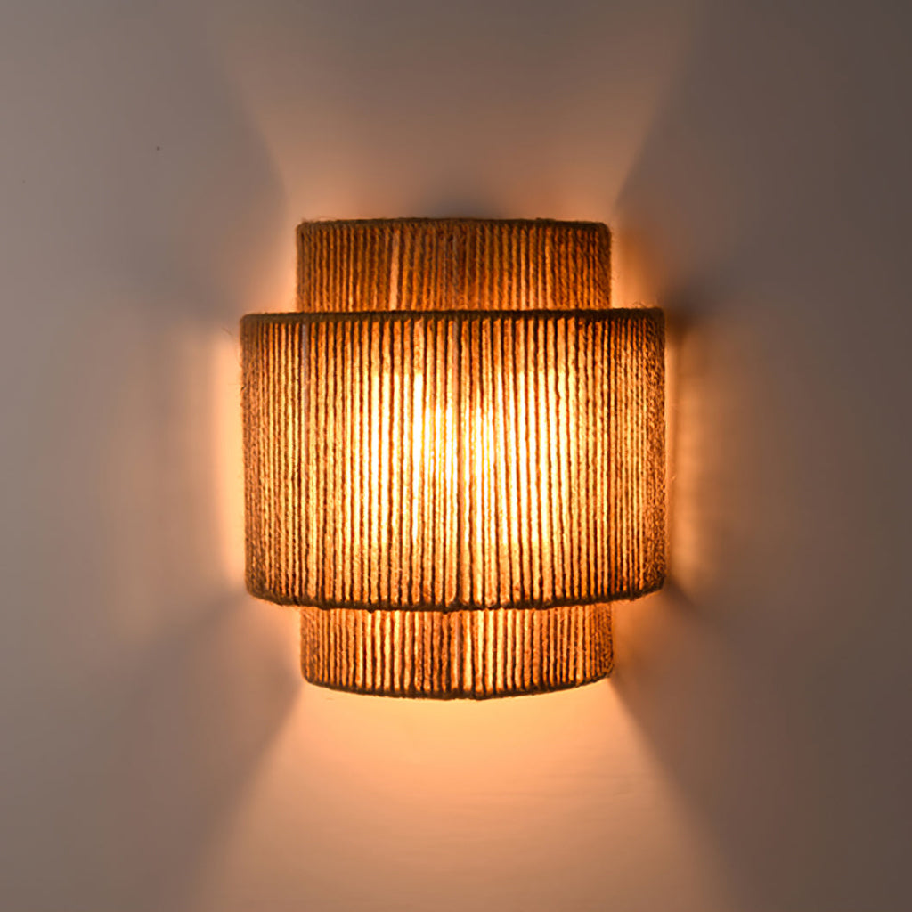 FENWICK ROPE-ACCENTED WALL SCONCE