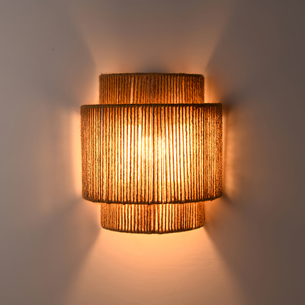 FENWICK ROPE-ACCENTED WALL SCONCE