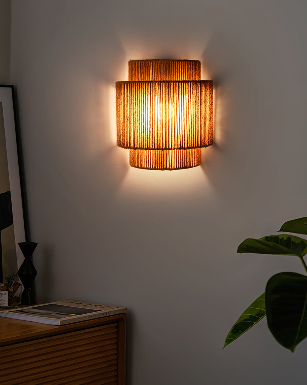 FENWICK ROPE-ACCENTED WALL SCONCE
