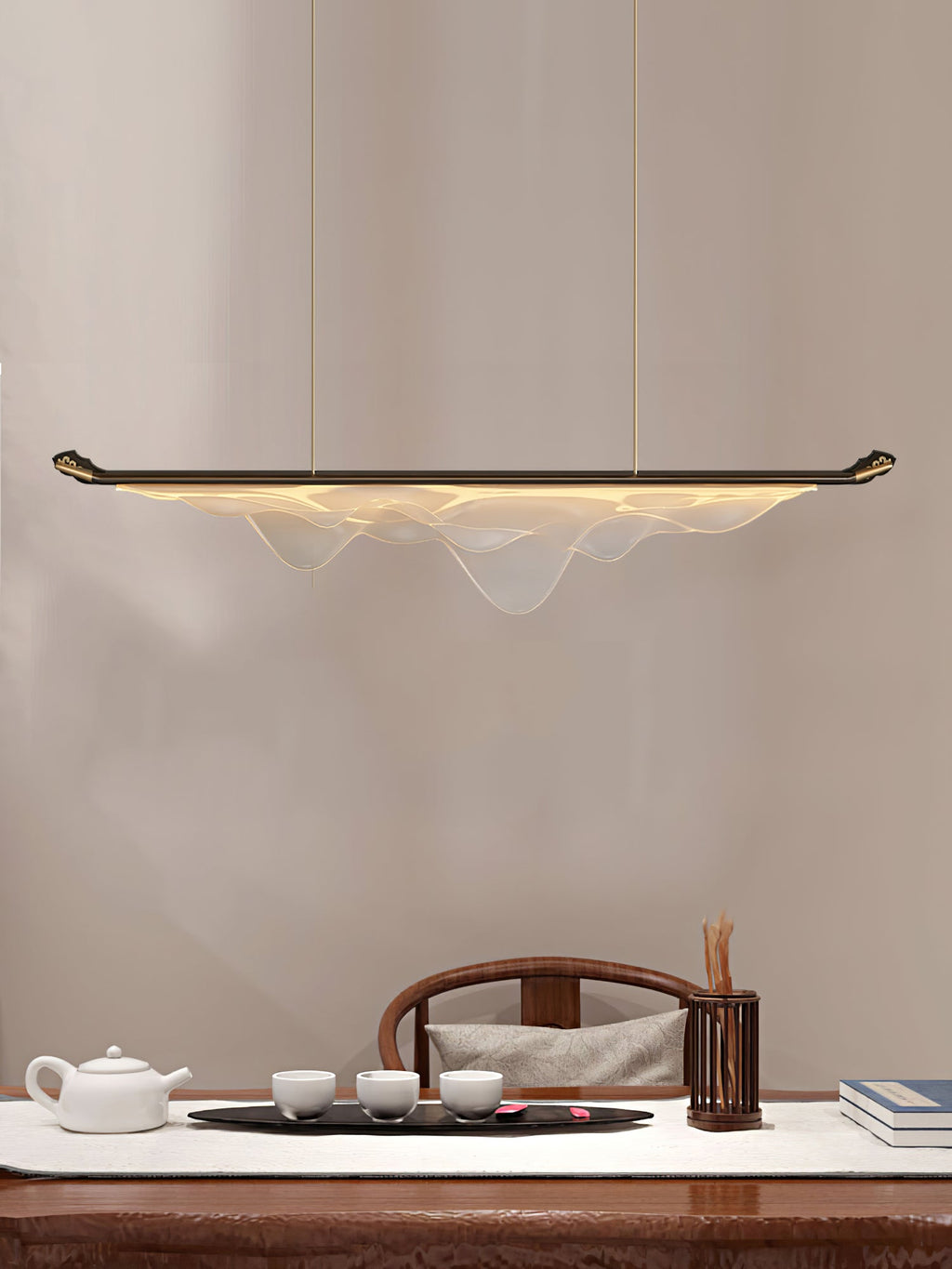 FENWICK CRYSTAL CROWN CHANDELIER