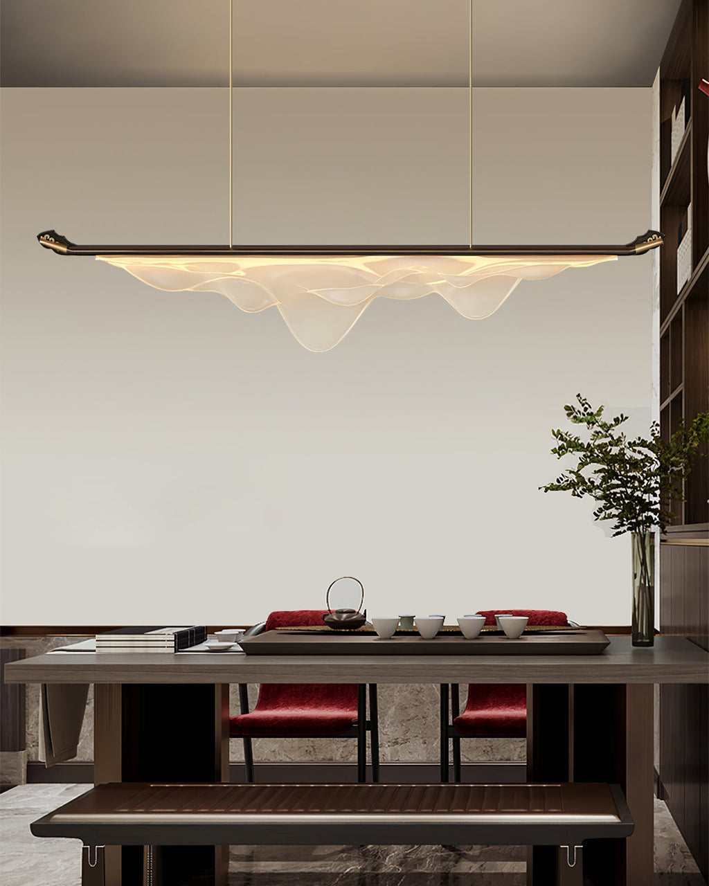 FENWICK CRYSTAL CROWN CHANDELIER