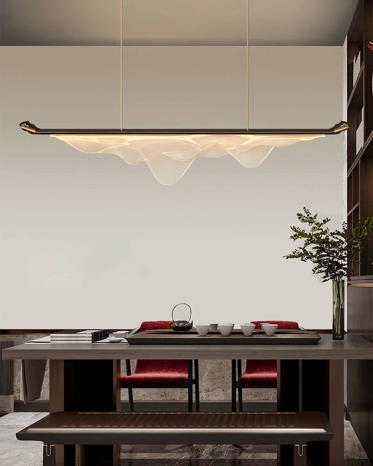 FENWICK CRYSTAL CROWN CHANDELIER