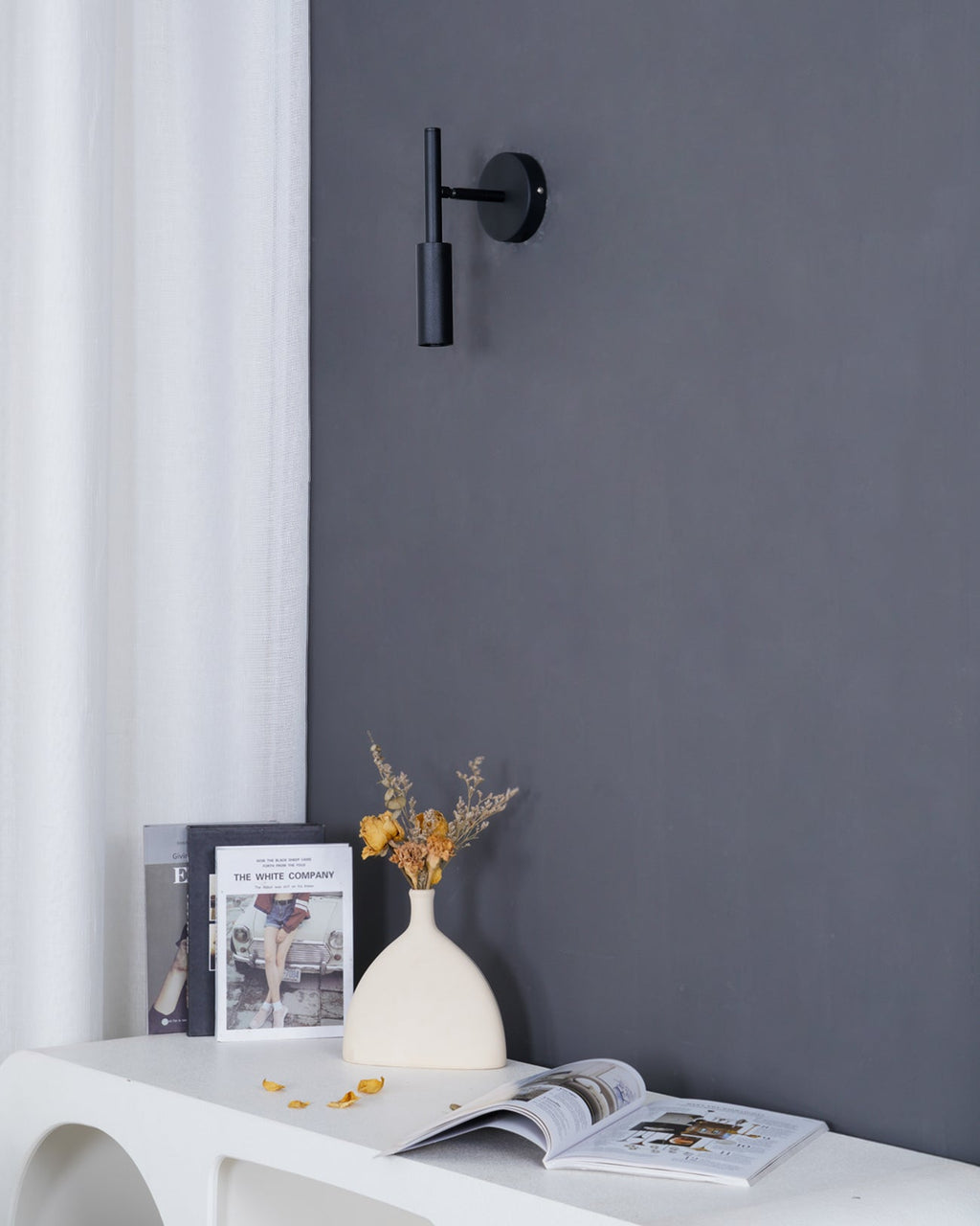 FENWICK RUSTIC BRASS WALL SCONCE