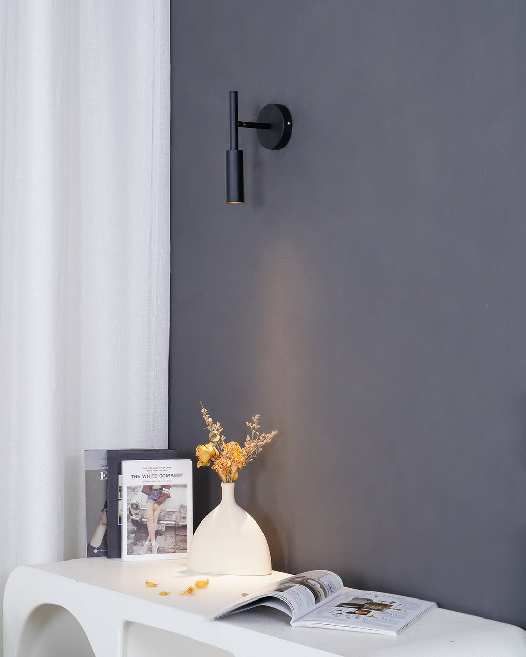 FENWICK RUSTIC BRASS WALL SCONCE