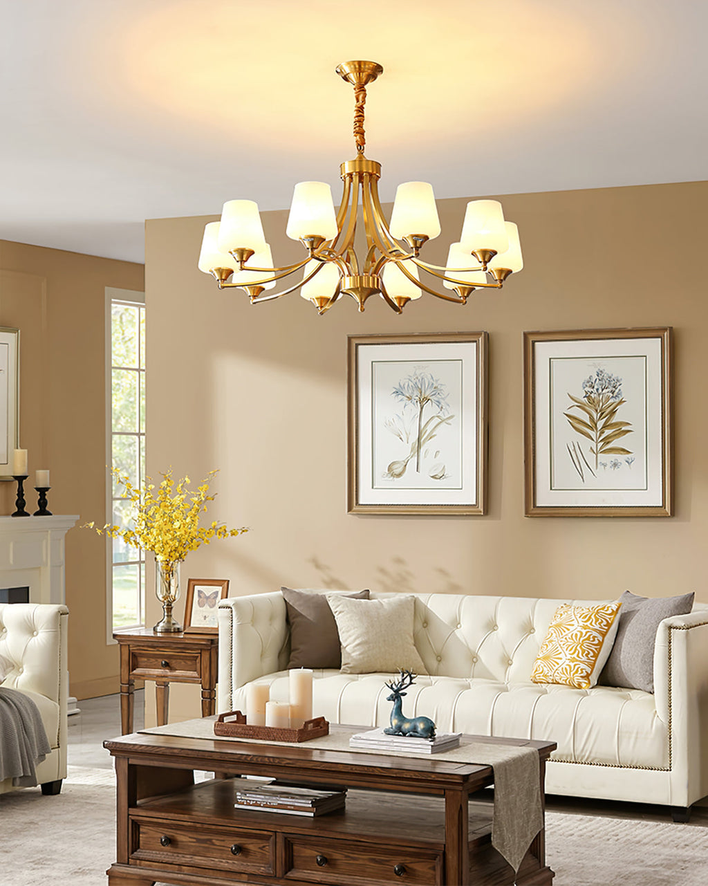 RAVENSHOE CRYSTAL DRAPED LIGHTING FIXTURE