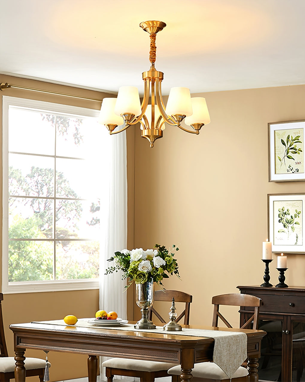 RAVENSHOE CRYSTAL DRAPED LIGHTING FIXTURE
